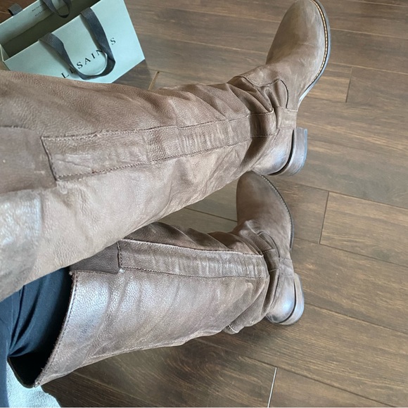 Designer Leather Boots Holt Refrew - Picture 3 of 11